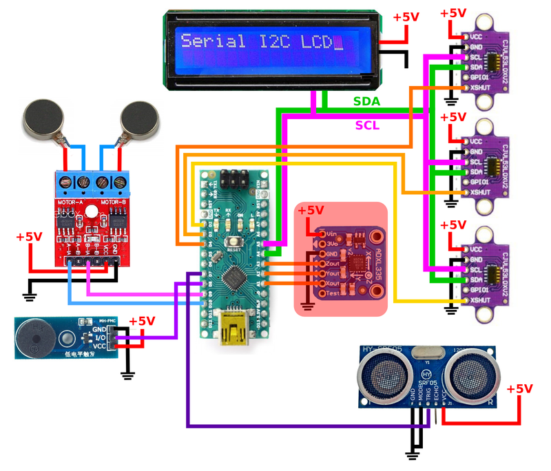 schéma du circuit du premier prototype