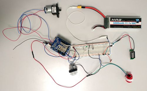 Test du circuit électronique
